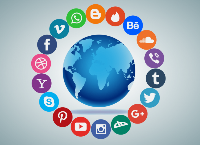 social media surrounding globe 690x500 - The Importance Of Social Media Companies